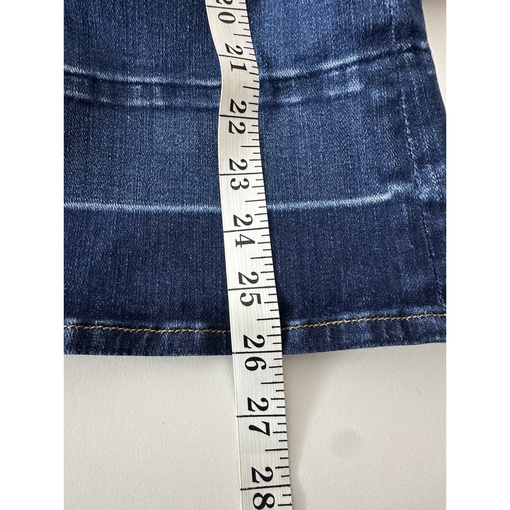 Frame Le Crop Mini Boot Atlas Jeans Women's Size 25 Blue Stretch Designer - Picture 9 of 12
